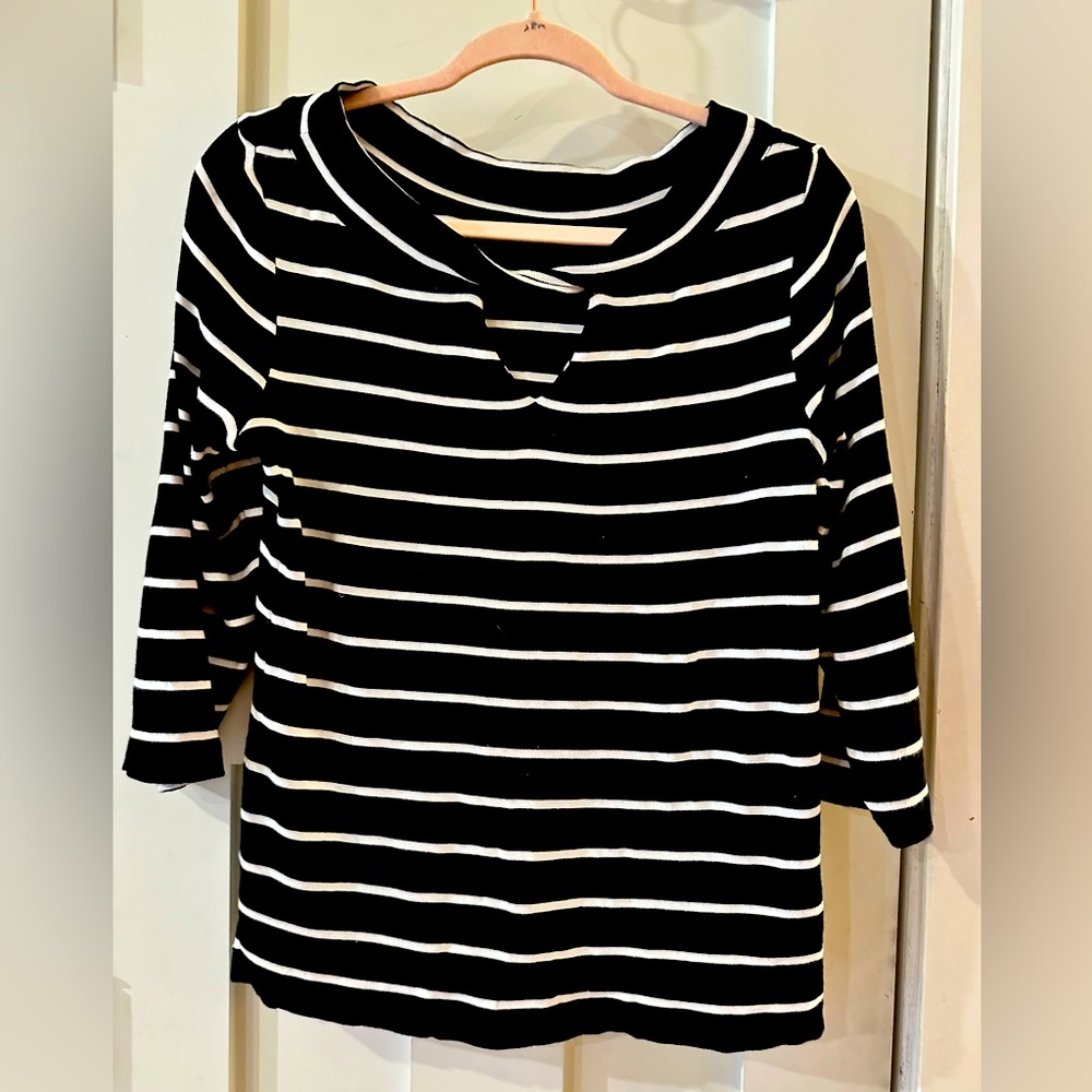 Chicos Brenton stripe top